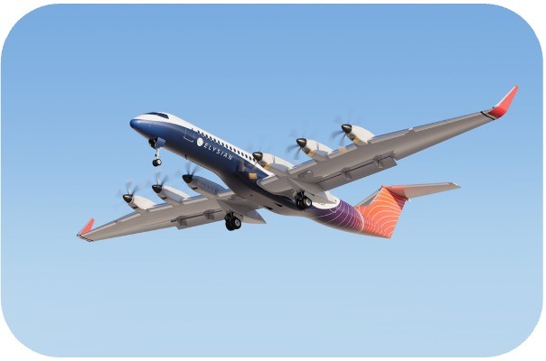 Eighty-eight seat electric short-haul airliner